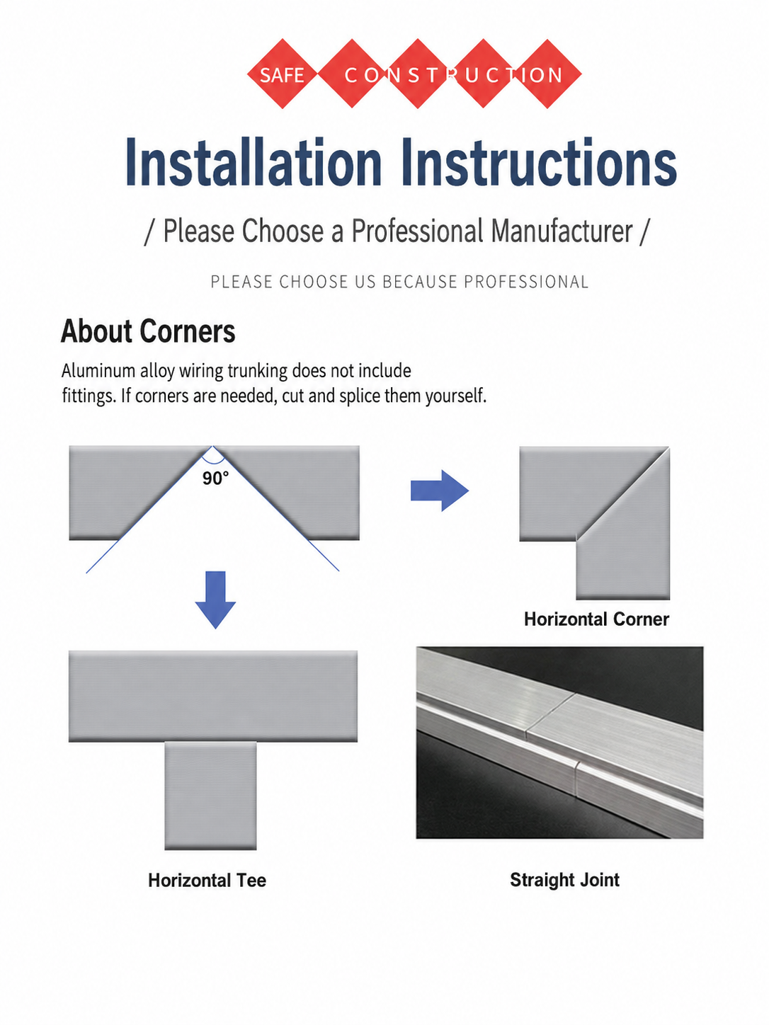 Aluminum trunking technical information