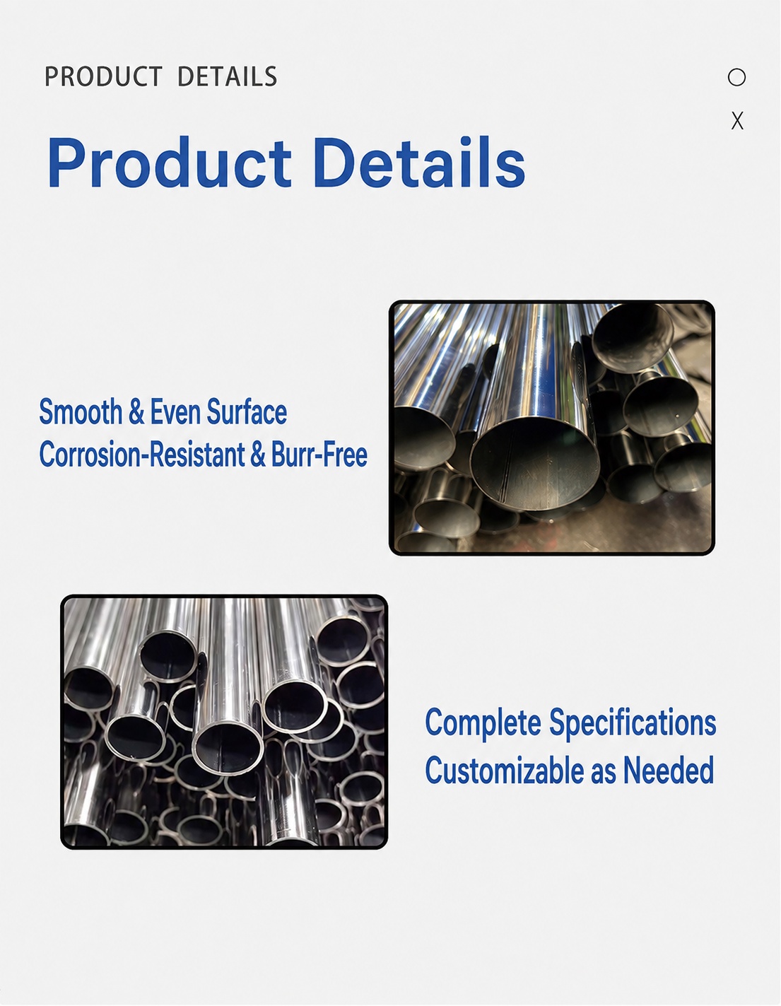 Stainless steel conduit technical information