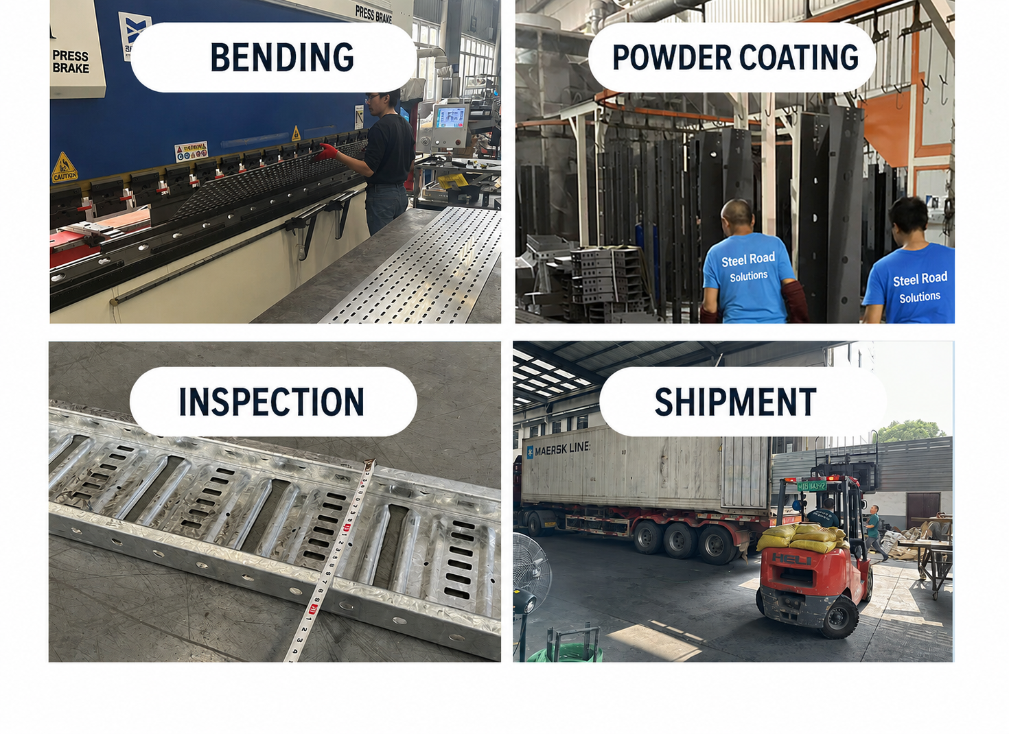 Euro-standard cable tray project applications
