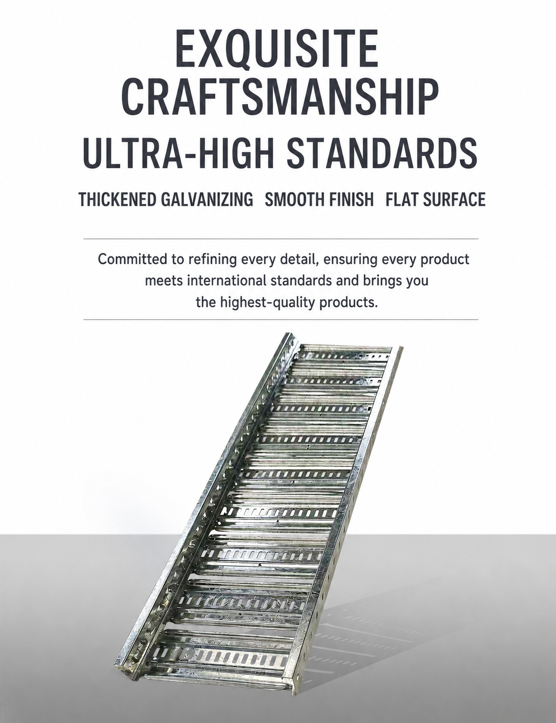 Euro-standard cable tray product features