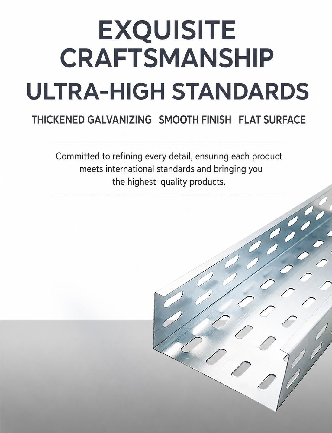 XQJ-P perforated cable tray specifications and product details